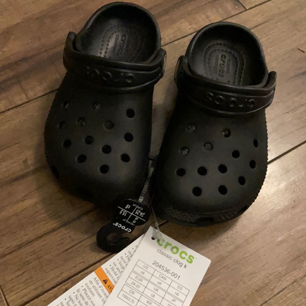Kids Crocs, size 8